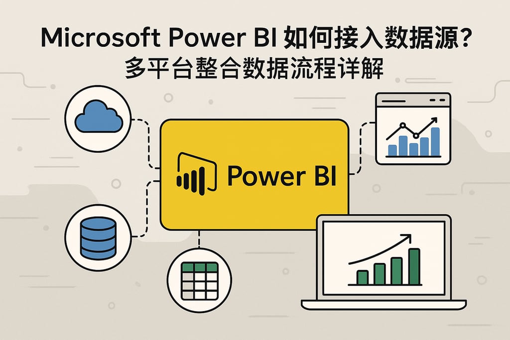 Microsoft Power BI如何接入数据源？多平台整合数据流程详解